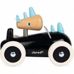 Spirit Wood Car Push Toy - Rony Rhino - Ages 18 Months+ - J04492 $50.70 Early Development & Activity Toys