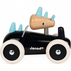 Spirit Wood Car Push Toy - Rony Rhino - Ages 18 Months+ - J04492 $50.70 Early Development & Activity Toys