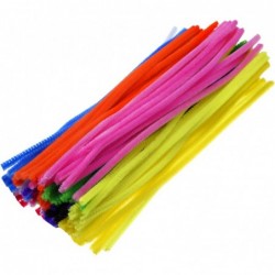 100 Pieces Pipe Cleaners Chenille Stem for Arts and Crafts 6 x 300 mm (Multi) $14.64 Craft Pipe Cleaners