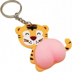 Squeeze Butt Key Ring Fidget Butt Doll Cartoon Mini Keychain Squishy Ball Novelty Gift Interactive Anxiety Object $31.87 Sque...