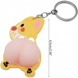 Squeeze Butt Key Ring Fidget Butt Doll Cartoon Mini Keychain Squishy Ball Novelty Gift Interactive Anxiety Object $31.87 Sque...