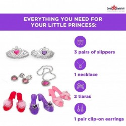 Dress-Up-America Princess Heels for Girls - Costume Jewelry Tiaras and Heels Gift Set for Toddlers - Play Shoes for Little Gi...