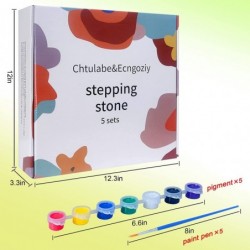 Stepping Stones 5 Piece Set Kids Crafts Crafts for Kids ages4-8-Crafts for Boys Girls 8-12 Years Old Outdoor Toys Birthday Gi...