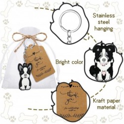 108 Pcs Puppy Party Favor Set 36 Pieces Puppy Keychains Dog Keychains 36 Pieces Organza Bags 36 Pieces Thank You Kraft Tag an...