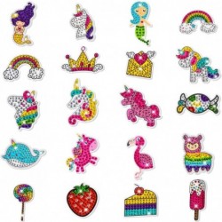 20PCS Diamond Painting Stickers Kits for Kids Adult Unicorn Animal Easy Diamond Art Mosaic Stickers DIY 5D Paint with Diamond...