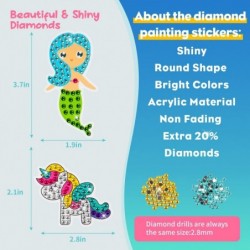 20PCS Diamond Painting Stickers Kits for Kids Adult Unicorn Animal Easy Diamond Art Mosaic Stickers DIY 5D Paint with Diamond...