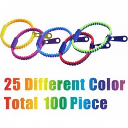 100 Pack 7.5" Fidget Zipper Bracelets Perfect party favor fun sensory bracelets fidget toy for birthday party favors friendsh...