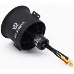 Xfly 80mm EDF 12 Blades Ducted Fan with 3280 RC Brushless Moto KV2200 Thrust 3400g for 6S Jet Airplane Aircraft $111.77 Remot...