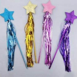 4 PCS Princess Wand Kit Star Wands Fairy Magic Dress-up Wand Girls Fairy Wand for Girl's Princess Costume Role Play Birthday ...