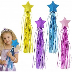 4 PCS Princess Wand Kit Star Wands Fairy Magic Dress-up Wand Girls Fairy Wand for Girl's Princess Costume Role Play Birthday ...