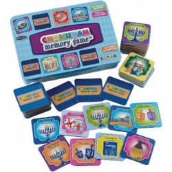 Hanukkah Memory Game - Jewish Board Game in Collectible Tin Chanukah Gifts for Kids Holiday Party Favors Judaism A Perfect Fa...