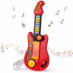 Kids Guitar 2 in 1 Musical Instruments for Kids Piano Toddler Toy Guitar with Strap Electric Guitar for Kids Music Toys for 3...