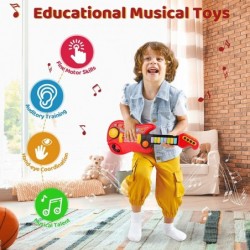 Kids Guitar 2 in 1 Musical Instruments for Kids Piano Toddler Toy Guitar with Strap Electric Guitar for Kids Music Toys for 3...