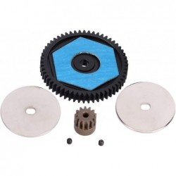 RC Car Spur Gear Metal 56T Spur Gear and 12T Motor Gear RC Replacement Spare Upgrade Parts Accessories for Axial SCX10 RC Car...