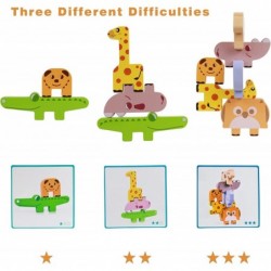 Wooden Animal Stacking Toy Toddler Montessori Balance Building Toy for 3 4 5 6 Year Old Kids Preschool Educational Motor Skil...