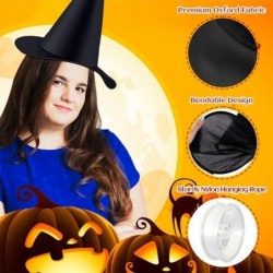 Halloween Costume Witch Hat- Black Hanging Witch Hat Decoration Witch Costume Accessories for Halloween Carnival Party $32.35...