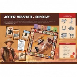 Opoly Board Games - John Wayne Opoly - Officially Licensed Board Games for Adults Kids & Family $50.31 Board Games