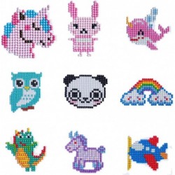 Diamond Painting Kits for Kids 5D DIY Diamond Dotz Stickers by Numbers Cute Animals Theme Handmade Sticker Arts and Crafts fo...