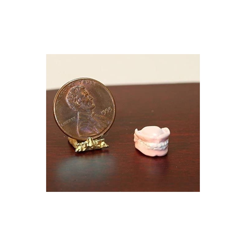 Dollhouse Miniature False Teeth or Dentures $21.92 Dollhouse Accessories