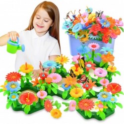 Flower Garden Building Toys for Girls Ideal Christmas & Birthday Gifts for 3 4 5 6 7 Year Old Kids Stacking Game for Toddlers...