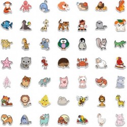 100pcs Cartoon Animals Stickers for Kids Water Bottles Cute Vinyl Decals for Laptop Scrapbook Phone Luggage Notebook Pad Bike...