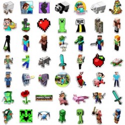 100 PCS Minecra_ft Stickers for Water Bottles Stickers for Kids Cute Stickers for Laptop Phone Stickers for Adults Vinyl Stic...