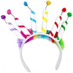 Happy Birthday Cupcake and Candles Headband Rainbow Party Accessory One Size Fits Most $16.77 Kids' Dress-Up Accessories