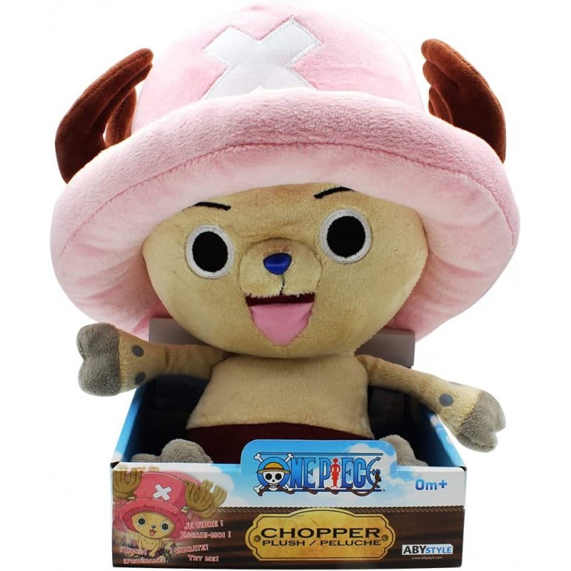 One Piece Straw Hat Crew Chopper Rumbling Plush 10" Tall Stuffed Figure Anime Manga Home Room Decor Essential Accessories Gif...