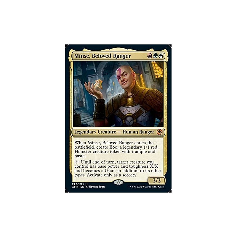 Magic: the Gathering - Minsc Beloved Ranger (227) - Foil - Adventures in The Forgotten Realms $14.63 Trading Cards & Accessories