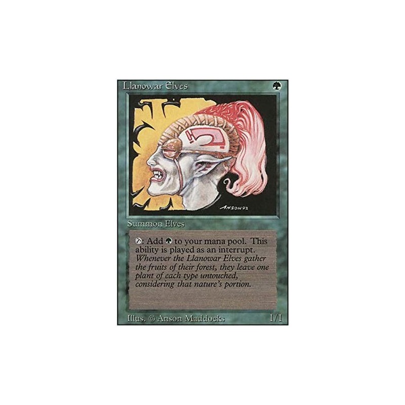 Magic: the Gathering - Llanowar Elves - Revised Edition $10.53 Card Games