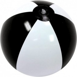 16-Inch Deflated Size Black & White Beach Ball - Inflatable to 12-Inches Diameter $12.69 Toy Sports Products