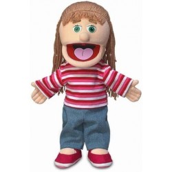 14" Emily Peach Girl Hand Puppet $62.91 Hand Puppets