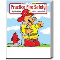 Practice Fire Safety for Kids - Be Prepared Educational Coloring Books (25 Bulk Pack Without Crayons) - Fire Prevention Emerg...