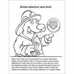 Practice Fire Safety for Kids - Be Prepared Educational Coloring Books (25 Bulk Pack Without Crayons) - Fire Prevention Emerg...