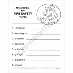 Practice Fire Safety for Kids - Be Prepared Educational Coloring Books (25 Bulk Pack Without Crayons) - Fire Prevention Emerg...