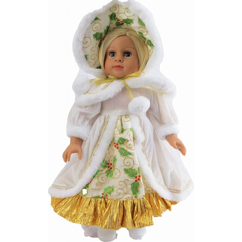 Christmas Caroler Dress Made to fit 18 inch Dolls $28.43 Doll Accessories