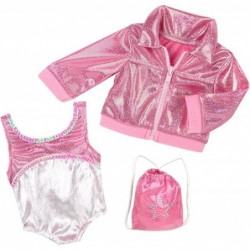 Doll Clothing for 18 Inch Dolls Gymnastics 3 Pc. Set Fits 18 Inch Dolls! Pink Leotard Jacket & Gym Bag in Pink| Doll Sold Sep...