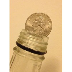 Coin in The Bottle Magic Trick / Folding Coin (US Quarter Dollar / 25 Cent) - Folding Quarter Magic $19.82 Magic Kits & Acces...