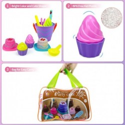 Beach Toys |Kids Play Sand Beach Bucket Pail and Spade Toys for Kids 21Pack Cake Ice Cream Sandbox Molds Set Gift for Kids To...