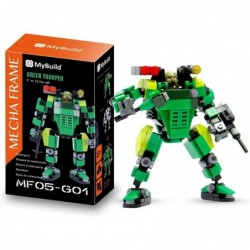 Mecha Frame 5 Mech Suit Building Sets Toy Building Block Green Trooper MF05-G01 $39.18 Toy Building Sets