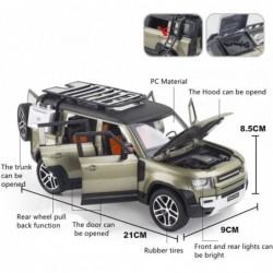 1:24 Scale Diecast Model Car for Land Rover Defender 110 Pullback Vehicle Toy Collection $62.85 Kids' Play Trucks