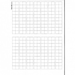 GMT: Five (5) Pack of Blank White 1/2" Counter Sheets (Each of 280 counters) $51.09 Game Accessories