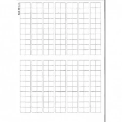 GMT: Five (5) Pack of Blank White 1/2" Counter Sheets (Each of 280 counters) $51.09 Game Accessories