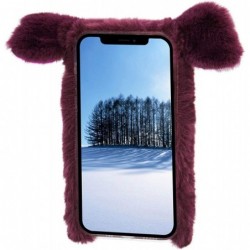 Pig Case for Samsung Galaxy S21 FE 5G Cute Plush 3D Cartoon Piggy Funny Shell Fluffy Soft Fake Fur Warm Furry Shockproof Prot...