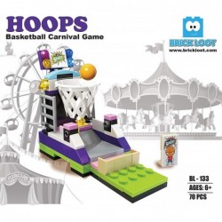 Exclusive Set Hoops Basketball Carnival Game - Toy Building Block Building Set - Custom Designed - Fully Compatible and fits ...