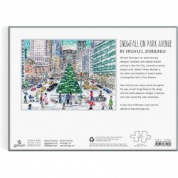 Michael Storrings Chirstmas in The City Puzzle 1000 Pieces 27” x 20” – Difficult Jigsaw Puzzle with Stunning Holiday Artwork ...