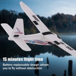 QF002 RC Airplane 2.4Ghz 2 Channel RC Plane Ready to Fly Durable EPP Foam DIY Remote Control Airplane Toy Built-in Gyro Easy ...