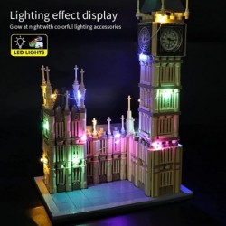 Big Ben Building Set Model Kit with Lighting and Real Clocks Architecture London World Famous Architectural Model Toys Gift f...