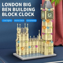 Big Ben Building Set Model Kit with Lighting and Real Clocks Architecture London World Famous Architectural Model Toys Gift f...