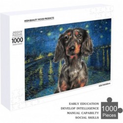 Dachshunds Dog Jigsaw Puzzles 1000 Pieces for Adults - Wooden Picture Puzzle - Puzzles for Youth Children Home Decor Funny Ga...